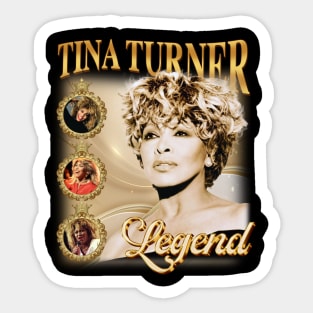 Vintage Tina Turner Retro 80s 90s Style Sticker